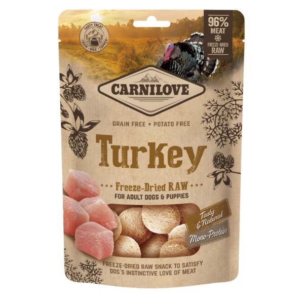 Picture of Carnilove Freeze Dried Raw Treats - Turkey 60g