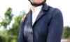 Picture of Hy Equestrian Adults Roka Royal Show Jacket Navy / Rose Gold Diamantes