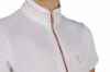 Picture of Hy Equestrian Childrens Roka Royal Show Shirt White / Rose Gold Diamantes