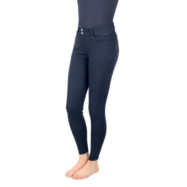 Picture of Hy Equestrian Elevate Denim Breeches Dark Blue