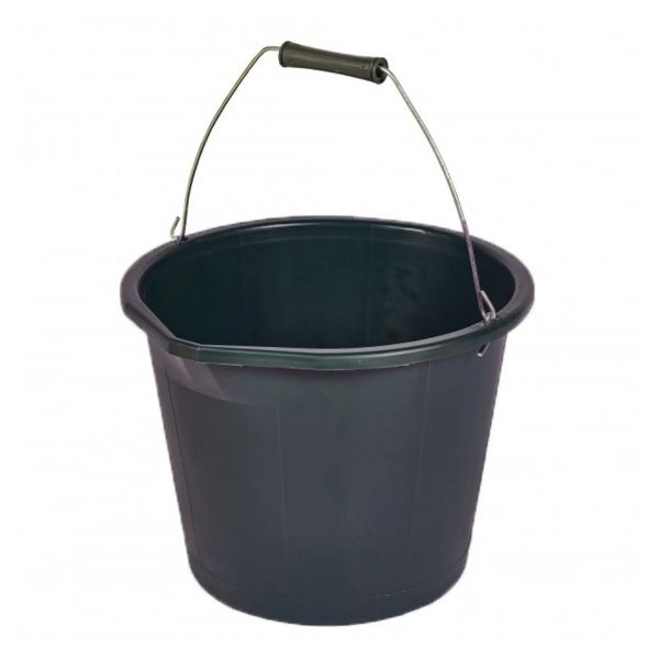 Picture of 3 Gallon Stable Bucket Black