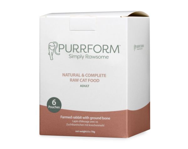 Picture of PurrForm Farmed Rabbit Pouch 6x70g