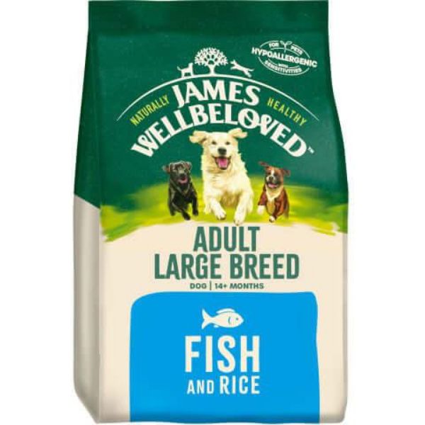 Picture of James Wellbeloved Dog - Adult Large Breed Fish & Rice 15kg