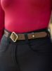 Picture of Le Mieux Cleo Leather Belt Brown Large