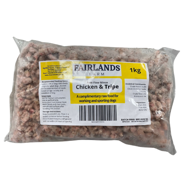 Picture of Fairlands Farm Chicken & Tripe Mince 1kg