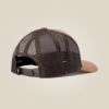 Picture of Ariat M&F Mens Hex Logo Patch Cap Brown / Brown