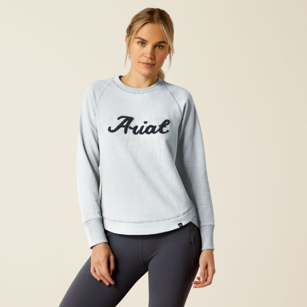 Picture of Ariat Womens Benicia Sweatshirt Cerulean Heather