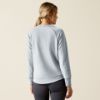 Picture of Ariat Womens Benicia Sweatshirt Cerulean Heather