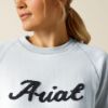 Picture of Ariat Womens Benicia Sweatshirt Cerulean Heather