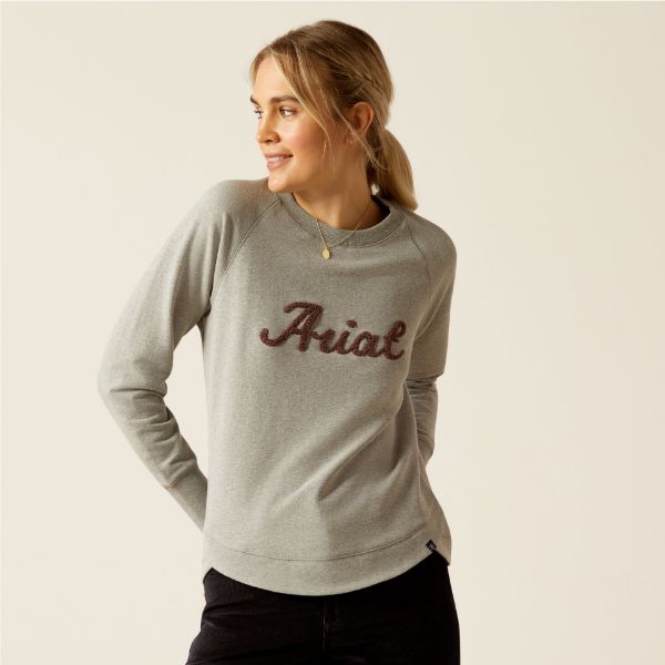 Picture of Ariat Womens Benicia Sweatshirt Heather Grey