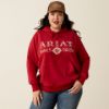 Picture of Ariat Womens Ranch Goods Hood Rio Red