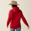 Picture of Ariat Womens Ranch Goods Hood Rio Red