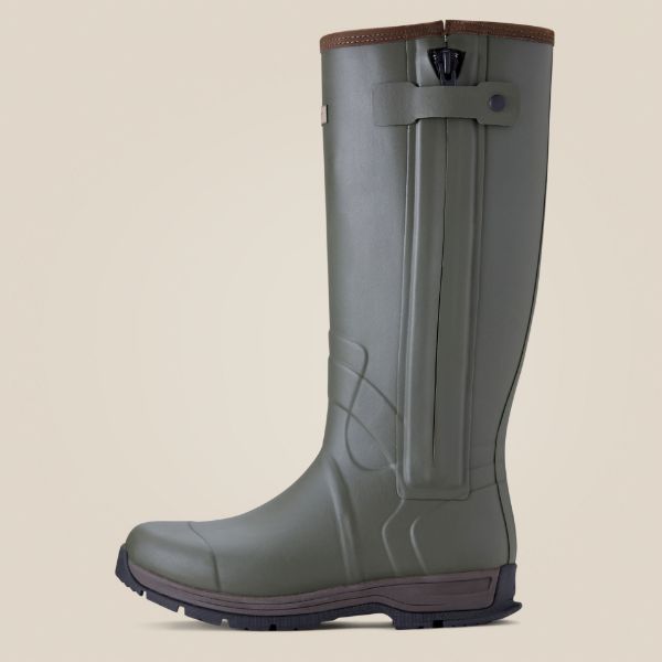 Picture of Ariat Mens Burford Insulated Zip Olive Night