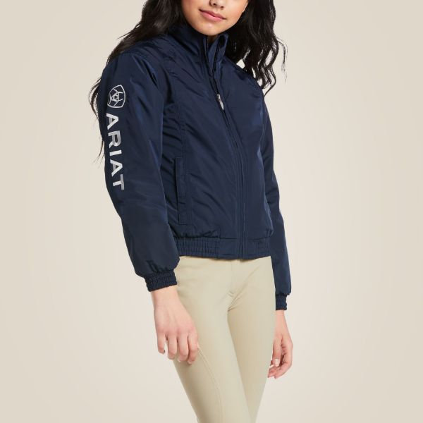 Picture of Ariat Youth Stable Jacket Navy