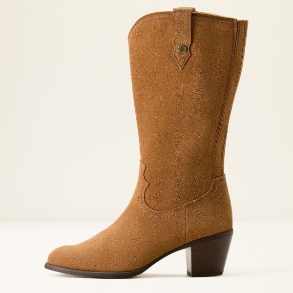 Picture of Ariat Womens Addison Boot Caramel Suede