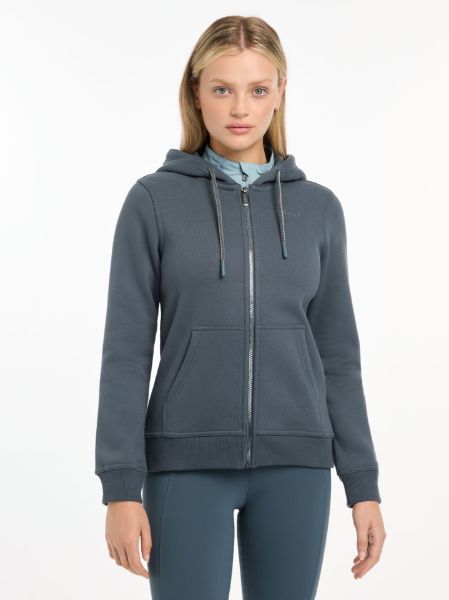 Picture of Le Mieux Elle Zip Through Hoodie Petrol