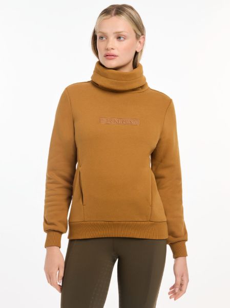 Picture of Le Mieux Funnel Neck Sweat Ginger