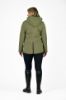 Picture of Weatherbeeta Ladies Florence Fleece Two-For Jacket Olive Night/Black