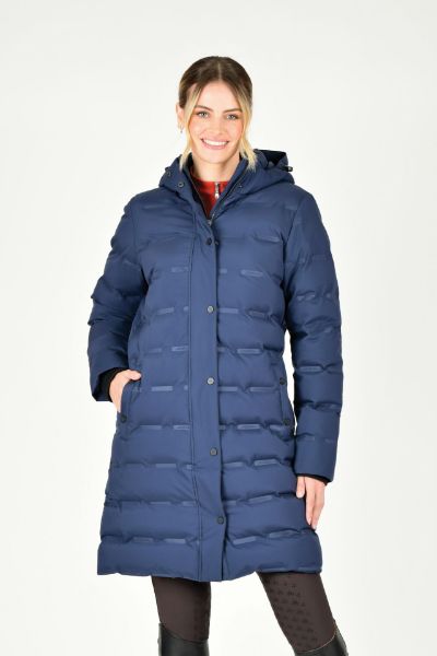 Picture of Weatherbeeta Ladies Helsinki Heat Seal Quilted Jacket Navy Iris