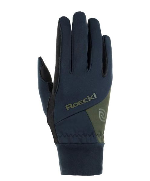 Picture of Roeckl Sports Gloves Wilbur Black / Dark Seaweed