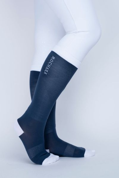 Picture of Mochara Long Riding Socks Indigo Blue