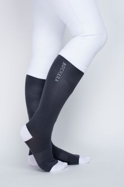 Picture of Mochara Long Riding Socks Charcoal Grey