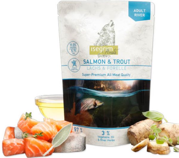 Picture of Isegrim Adult Salmon & Trout Pouch 410g