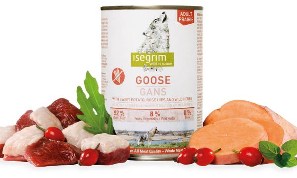 Picture of Isegrim Adult Goose & Sweet Potato 800g Tin