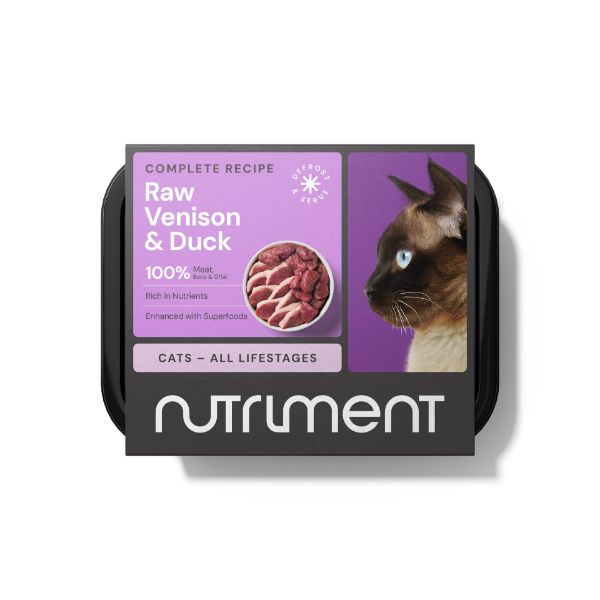 Picture of Nutriment Cat - Dinner For Cats 175g Venison & Duck