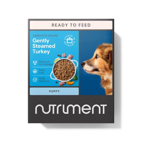 Picture of Nutriment Puppy - Gently Steamed Recipe Turkey & Beef for Puppies 395g