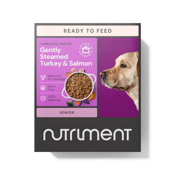 Picture of Nutriment Dog - Gently Steamed Recipe Turkey & Salmon for Senior Dogs 395g