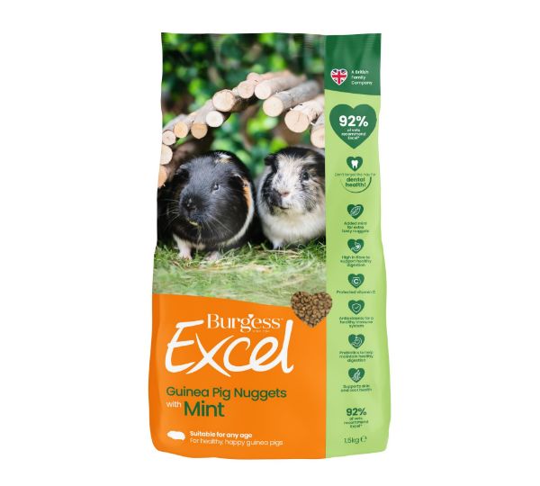 Picture of Burgess Guinea Pig - Excel Nuggets With Mint 1.5kg