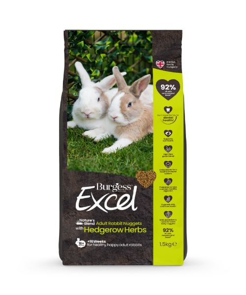 Picture of Burgess Rabbit - Excel Nature's Blend Nuggets 1.5kg