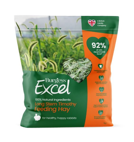 Picture of Burgess Rabbit - Excel Long Stem Feeding Hay 1kg