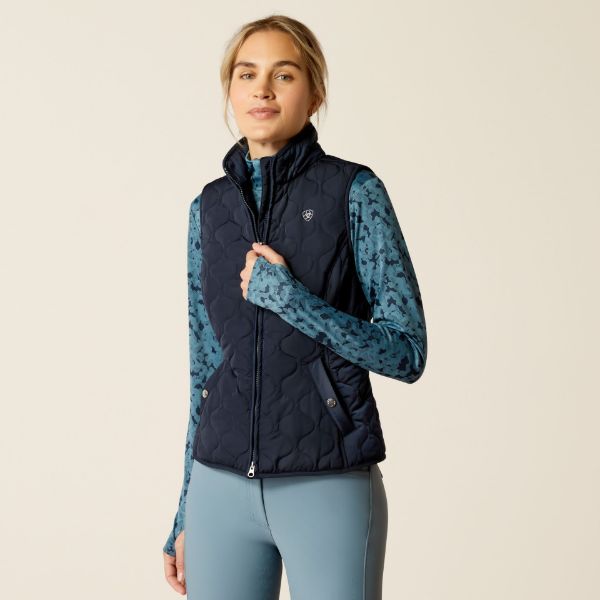 Picture of Ariat Womens Ashley 2.0 Insulated Vest Navy Eclipse