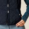 Picture of Ariat Womens Ashley 2.0 Insulated Vest Navy Eclipse