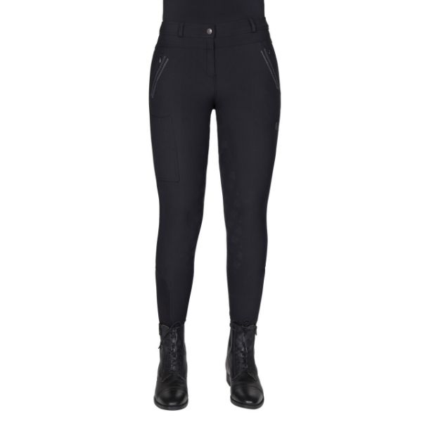 Picture of QHP Breeches Avelie Full Grip Black