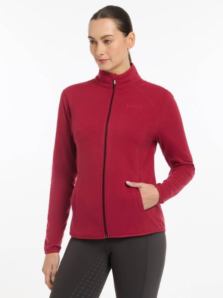 Picture of Le Mieux Faye Fleece Zip Through Ember