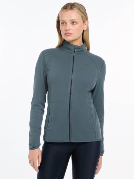 Picture of Le Mieux Faye Fleece Zip Through Petrol