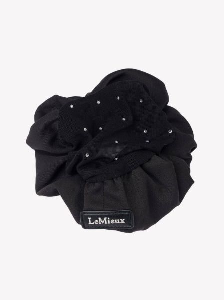 Picture of Le Mieux Scrunchie With Crystal Hair Net Black / Black