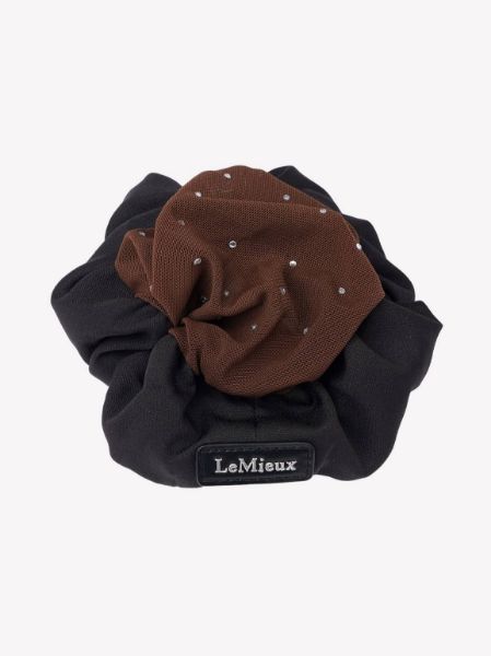 Picture of Le Mieux Scrunchie With Crystal Hair Net Black / Brown