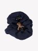 Picture of Le Mieux Scrunchie With Crystal Hair Net Navy / Blonde