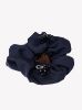 Picture of Le Mieux Scrunchie With Crystal Hair Net Navy / Brown