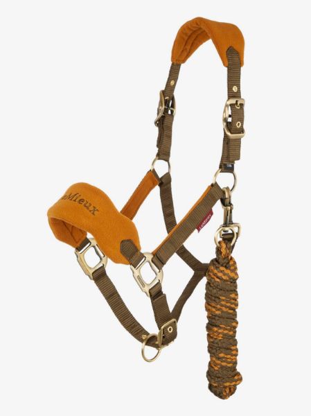 Picture of Le Mieux Vogue Fleece Headcollar & Leadrope Alpine