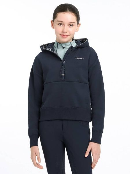 Picture of Le Mieux Young Rider Hettie Half Zip Hoodie Navy