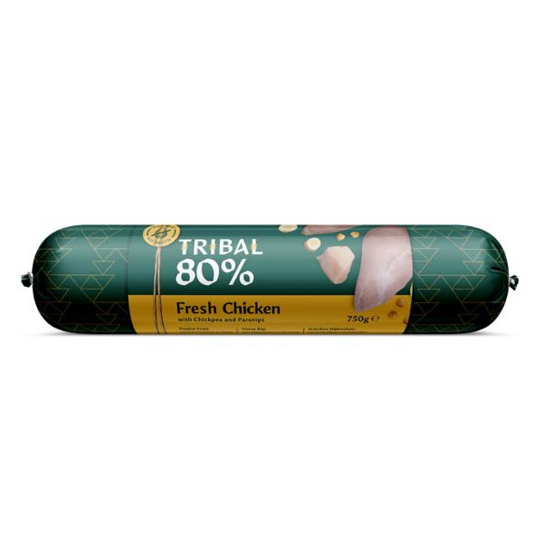 Picture of Tribal 80% Gourmet Sausage Complete Wet Food Chicken 750g