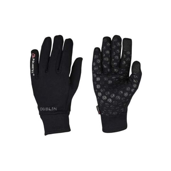 Picture of Dublin Polartec Fleece Riding Gloves Black