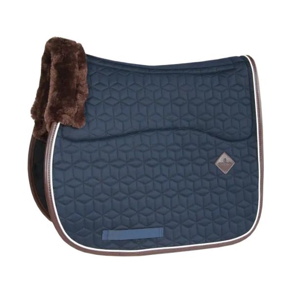 Picture of Kentucky Horsewear Saddle Pad Skin Friendly Show Jumping Navy Full