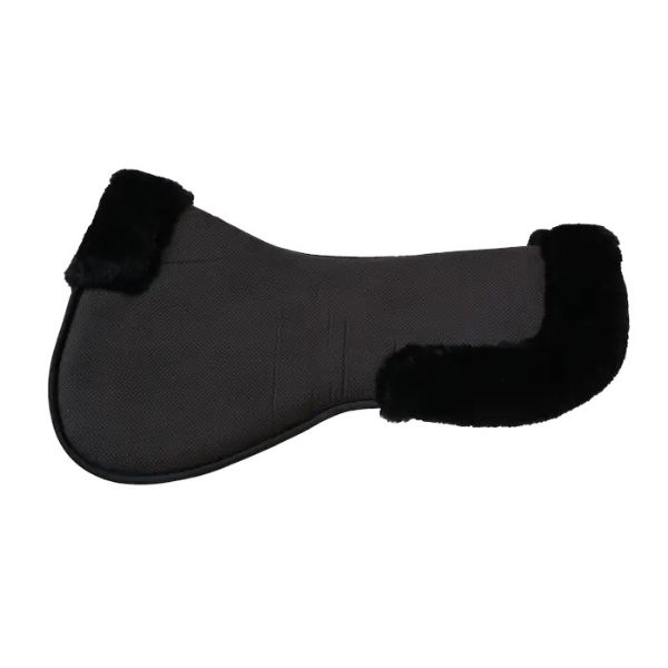 Picture of Kentucky Horsewear Sheepskin Anatomic Half Pad Absorb Black / Black