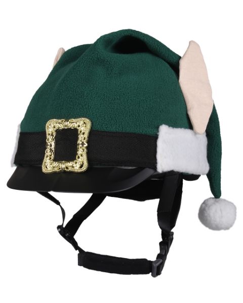 Picture of QHP Helmet Cover Christmas Elf